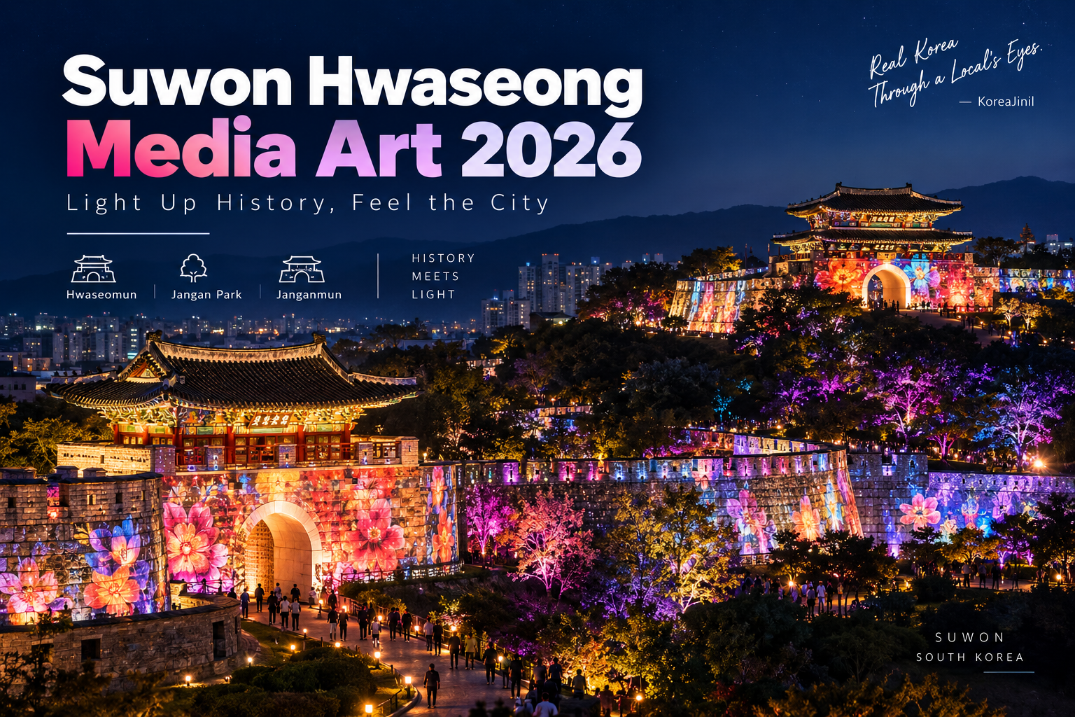 Suwon Hwaseong Media Art 2026: A Local Guide from Suwon Station
